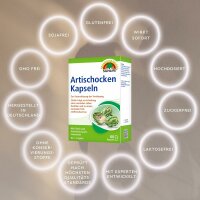 SUNLIFE® Artischocken Kapseln 60 Stk Verdauung Lebergesundheit Fettstoffwechsel Magen-Darm-Unterstützung Verdauungsförderung + Cholin