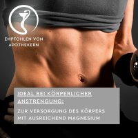 SUNLIFE® Magnesium 300 mg Tabletten Müdigkeit Muskeln Knochen Energie Mineral Entspannung 150 Stk + Vitamin C E & Melisse