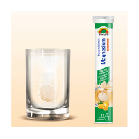 SUNLIFE® Magnesium Brausetabletten Orange-Grapefruitgeschmack hochdosiert Muskeln Nerven Sport 17 Stk