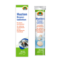 SUNLIFE® Husten Brausetabletten Hustenstiller mit Acacia Senegal Erkältung Reiz Halsschmerzen Schleim