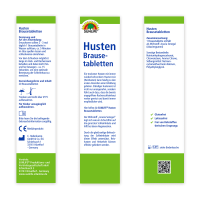 SUNLIFE® Husten Brausetabletten Hustenstiller mit Acacia Senegal Erkältung Reiz Halsschmerzen Schleim
