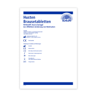 SUNLIFE® Husten Brausetabletten Hustenstiller mit Acacia Senegal Erkältung Reiz Halsschmerzen Schleim