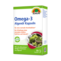 SUNLIFE® Vegane Omega 3 Algenöl Kapseln