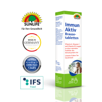 SUNLIFE® Immun Aktiv Brausetabletten 20 Stk Stärkung Immunsystem Limette-Grüntee Gesundheit Abwehrkräfte