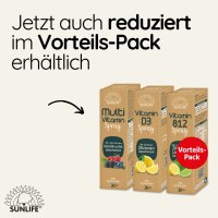 SUNLIFE® Vitamin D3 Spray Knochen Zähne Immunsystem Gesund Sonnenvitamin