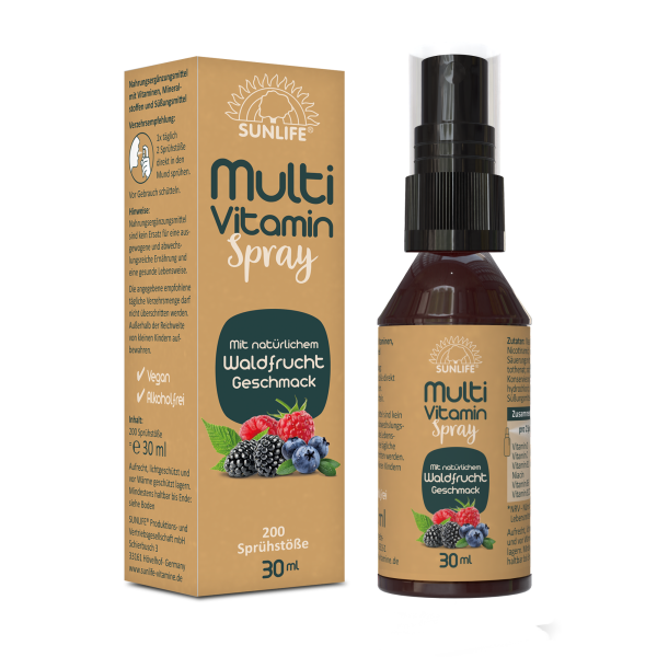 SUNLIFE® Multivitamin Spray Immunsystem + 7 Vitamine...