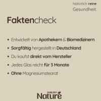 SUNLIFE® NATURE Magnesium Komplex 400mg Kapseln 3 Monats-Pack Müdigkeit Muskeln Energie Mineral Entspannung 180 Stk