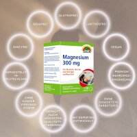 SUNLIFE® NATURE Magnesium Komplex 400mg Kapseln 3 Monats-Pack Müdigkeit Muskeln Energie Mineral Entspannung 180 Stk