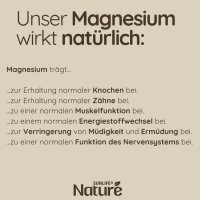 SUNLIFE® NATURE Magnesium Komplex 400mg Kapseln 3 Monats-Pack Müdigkeit Muskeln Energie Mineral Entspannung 180 Stk