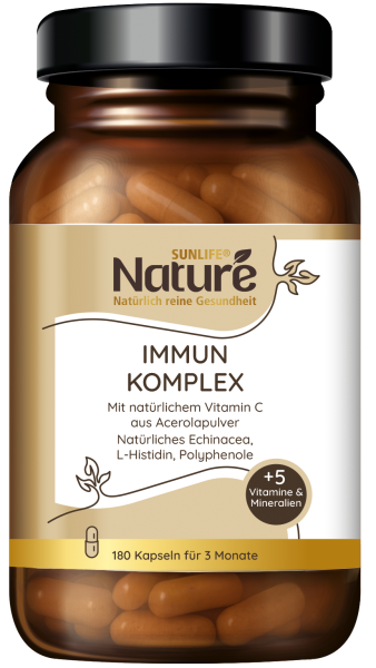 SUNLIFE® NATURE Vitamin C Immun Komplex Kapseln Echinacea Acerola Polyphenole