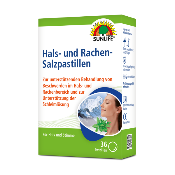 SUNLIFE® Hals- und Rachen- Salzpastillen 36 Stk...