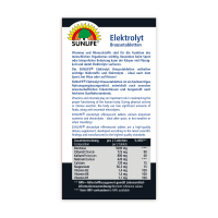 SUNLIFE® Elektrolyte Brausetabletten isotonisch Zitrone-Limette Dextrose Party Reisen Sport