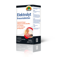 SUNLIFE® Elektrolyte Brausetabletten isotonisch Zitrone-Limette Dextrose Party Reisen Sport