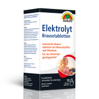 SUNLIFE® Elektrolyte Brausetabletten isotonisch Zitrone-Limette Dextrose Party Reisen Sport