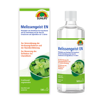 SUNLIFE® Melissengeist EN 500 ml Beruhigung Entspannung Kräuter Durchblutung Natur Pflanzlich Magen-Darm Unwohlsein 15 Heilkräuter