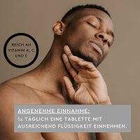 SUNLIFE® Biotin Plus 60 Tabletten hochdosiert für Haut Haare Nägel + Selen Zink Vitamin A B2 B12 C D3 E Mangan Kupfer Komplex