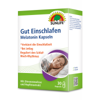SUNLIFE® Melatonin Kapseln 30 Stk zum Einschlafen...