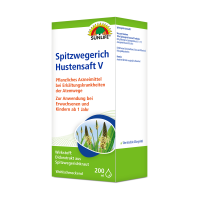 SUNLIFE® Spitzwegerich Hustensaft V 200 ml Abhusten...
