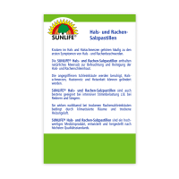 SUNLIFE® Hals- und Rachen- Salzpastillen 36 Stk Halsschmerzen Rachen Hustenreiz Schleimlösung Stimmbelastung