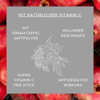 SUNLIFE® Heißer Holunder 20 Sticks Gesundheit Husten + Vitamin C & Zink Wärmend